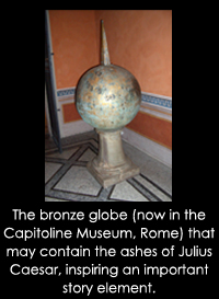 bronze globe